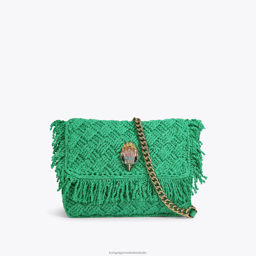 vrouwen Kurt Geiger N206R45 Londen gehaakte pony Kensington groente | Tassen