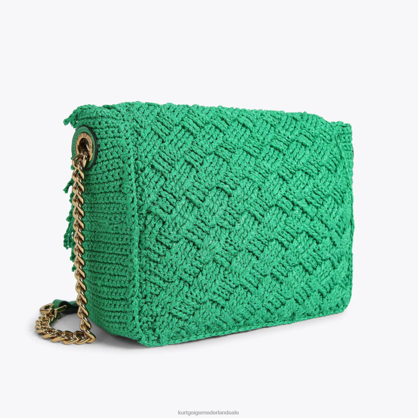 vrouwen Kurt Geiger N206R45 Londen gehaakte pony Kensington groente | Tassen