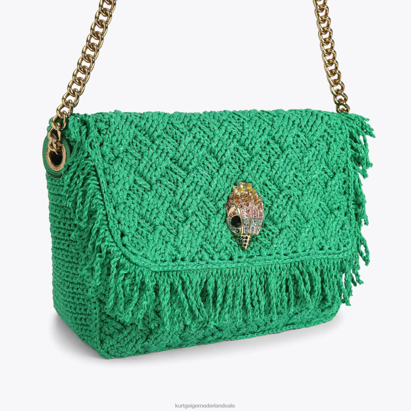 vrouwen Kurt Geiger N206R45 Londen gehaakte pony Kensington groente | Tassen
