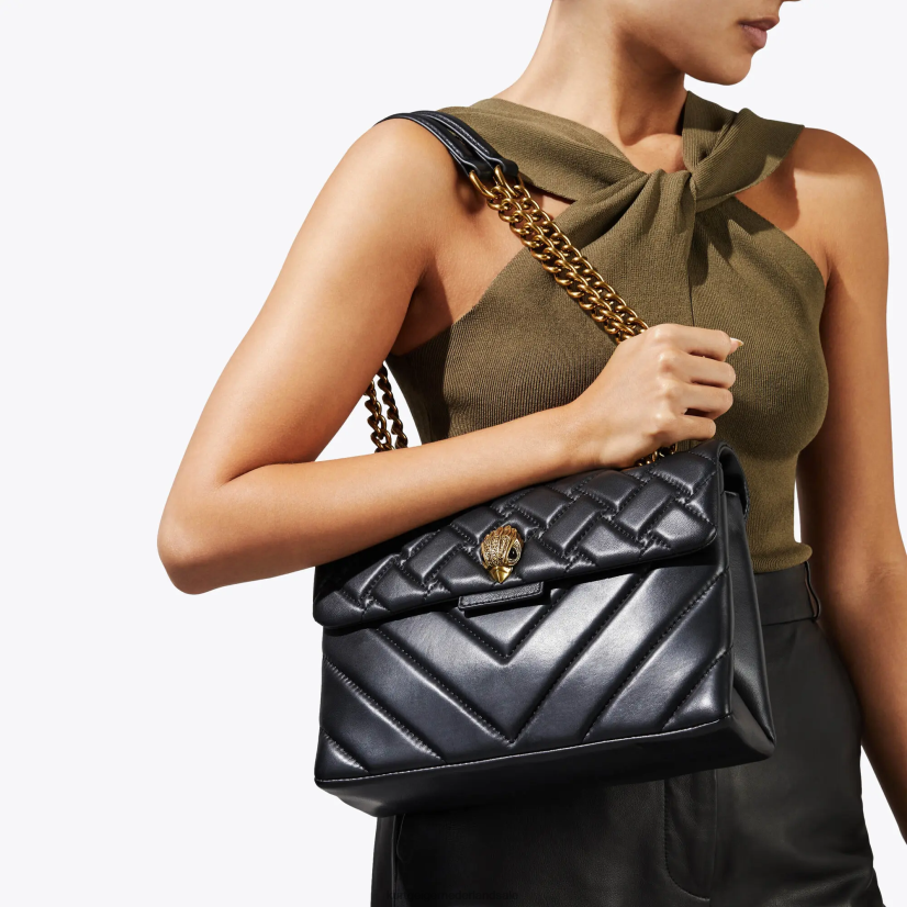vrouwen Kurt Geiger N206R46 Londen leren Kensington zwart | Tassen