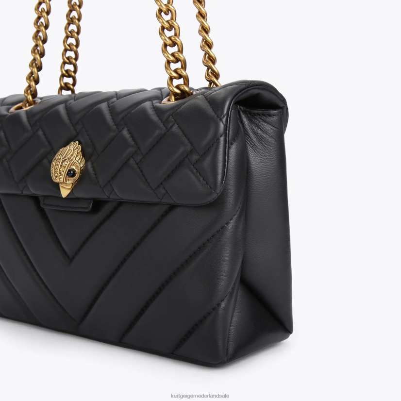 vrouwen Kurt Geiger N206R46 Londen leren Kensington zwart | Tassen