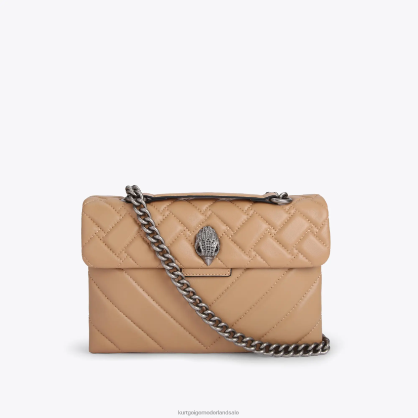 vrouwen Kurt Geiger N206R47 Londen leren Kensington kameel | Tassen