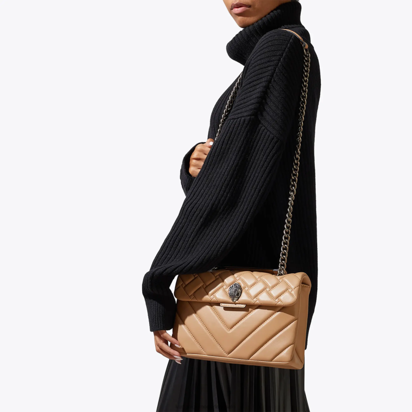 vrouwen Kurt Geiger N206R47 Londen leren Kensington kameel | Tassen