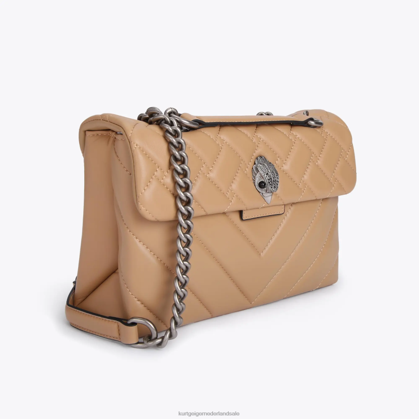 vrouwen Kurt Geiger N206R47 Londen leren Kensington kameel | Tassen