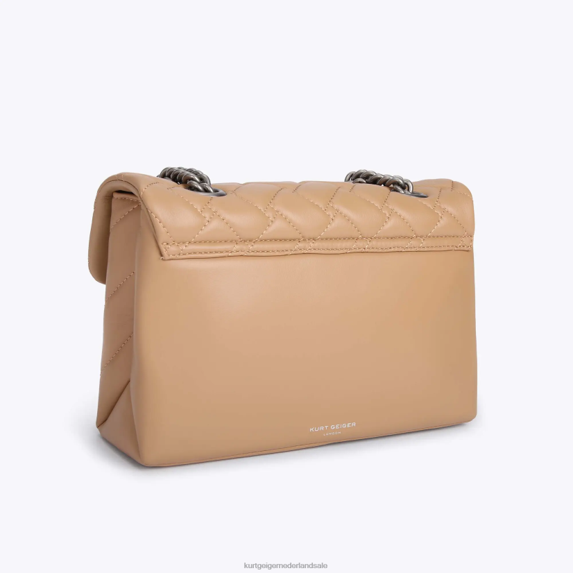 vrouwen Kurt Geiger N206R47 Londen leren Kensington kameel | Tassen
