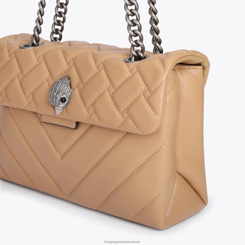 vrouwen Kurt Geiger N206R47 Londen leren Kensington kameel | Tassen