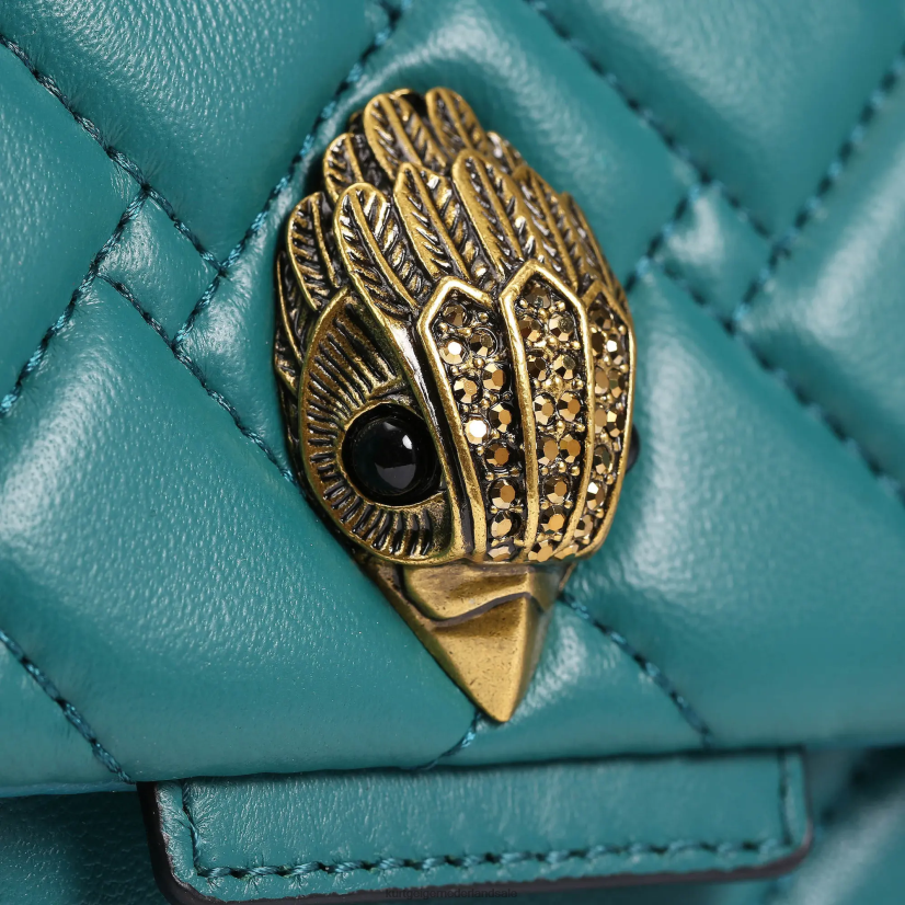 vrouwen Kurt Geiger N206R48 Londen leren Kensington tas benzine | Tassen