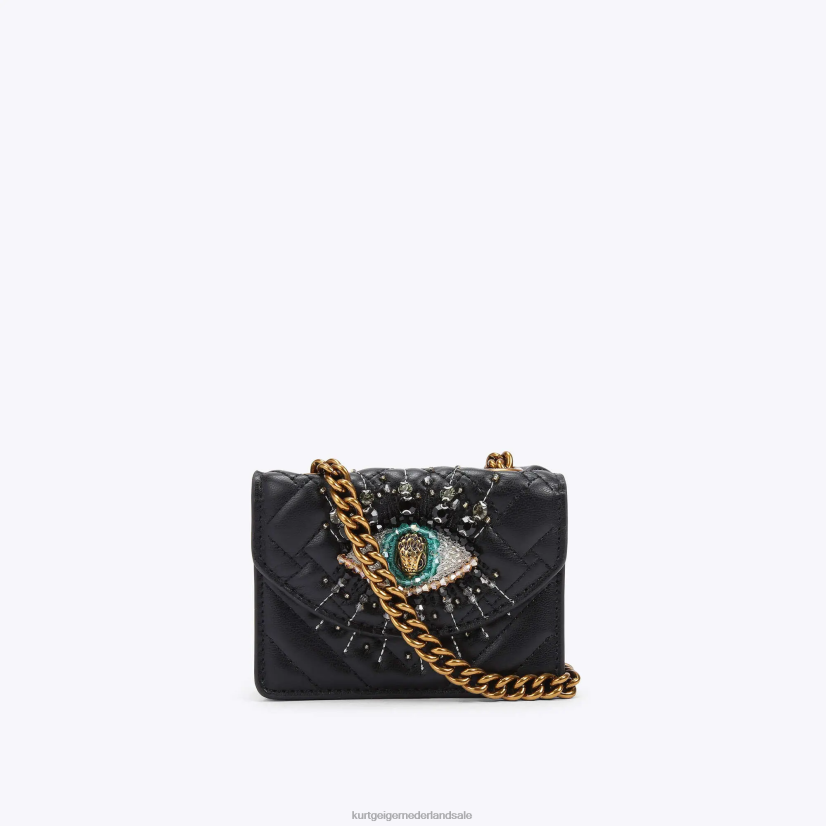 vrouwen Kurt Geiger N206R53 Londen micro kensington oog zwart | Tassen