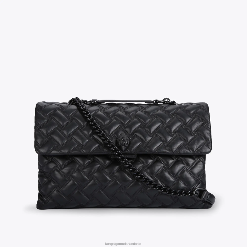 vrouwen Kurt Geiger N206R65 Londen XXL kensington drench zwart | Tassen