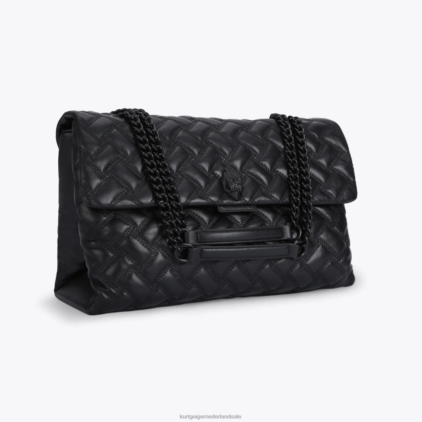 vrouwen Kurt Geiger N206R65 Londen XXL kensington drench zwart | Tassen