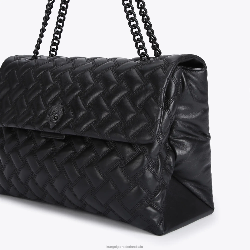 vrouwen Kurt Geiger N206R65 Londen XXL kensington drench zwart | Tassen