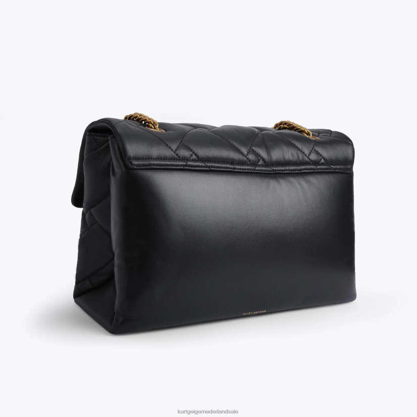 vrouwen Kurt Geiger N206R69 Londen kensington zachte xxl tas zwart | Tassen