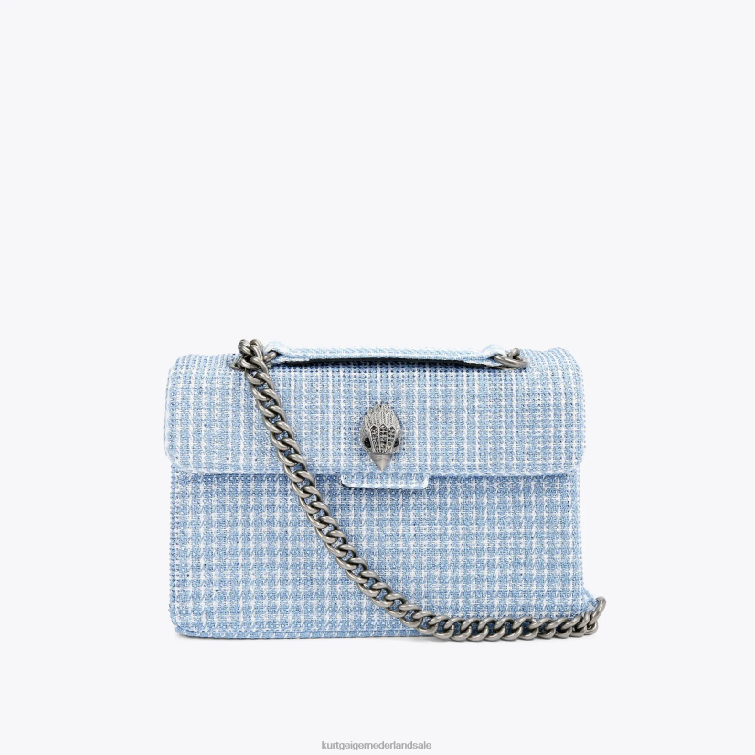 vrouwen Kurt Geiger N206R83 Kensington tas van Londense stof lichtblauw | Tassen