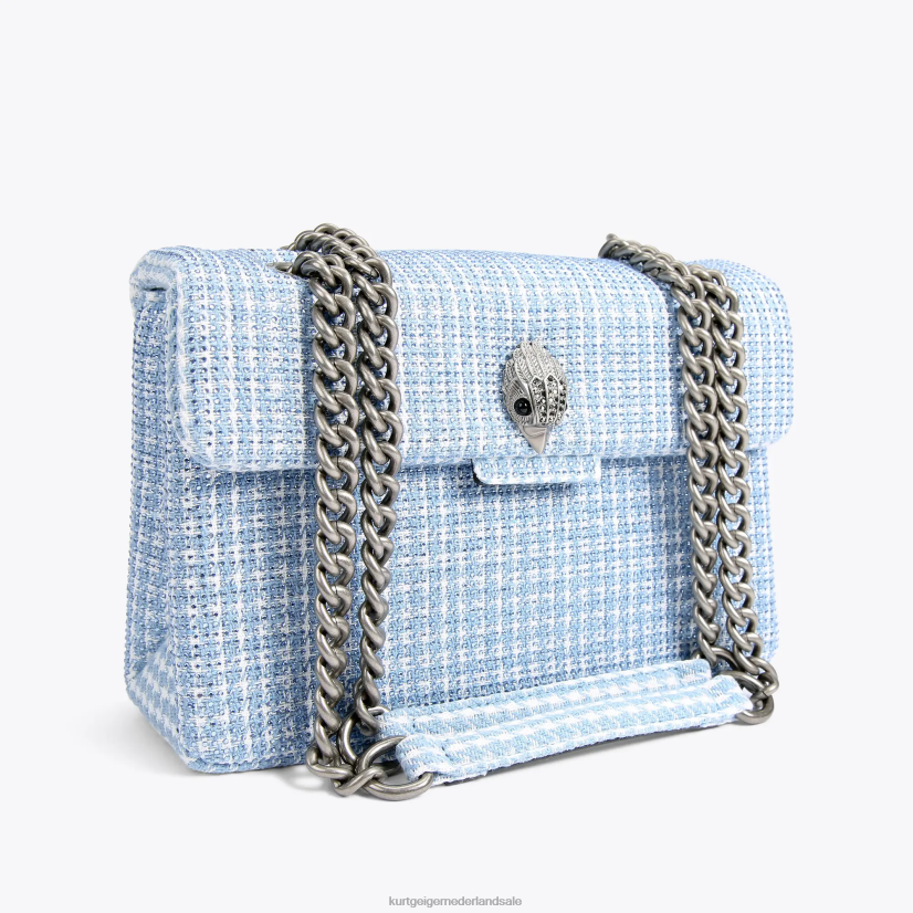 vrouwen Kurt Geiger N206R83 Kensington tas van Londense stof lichtblauw | Tassen