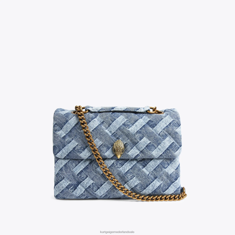 vrouwen Kurt Geiger N206R84 Londen grote kensington zacht denim | Tassen