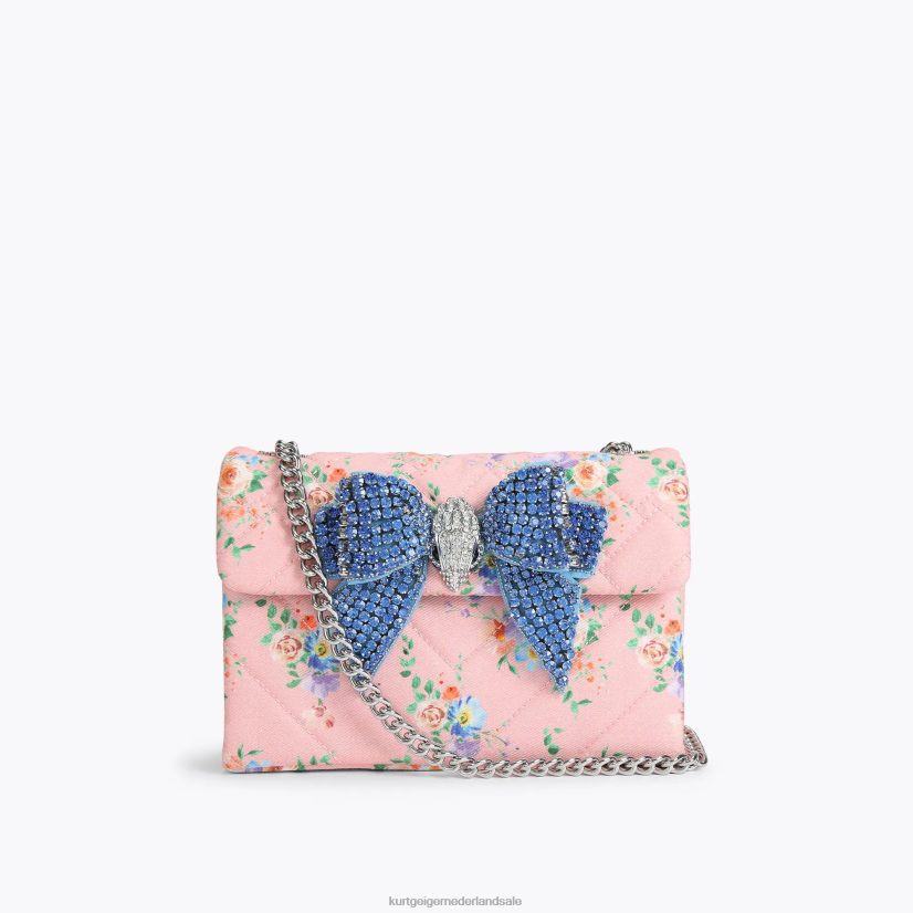 vrouwen Kurt Geiger N206R85 Londen bow medium kensington roze combinatie | Tassen