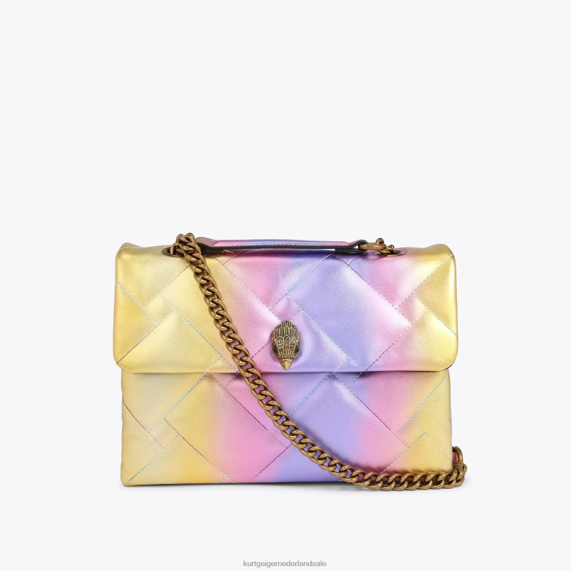 vrouwen Kurt Geiger N206R94 Londen grote kensington zacht roze combinatie | Tassen