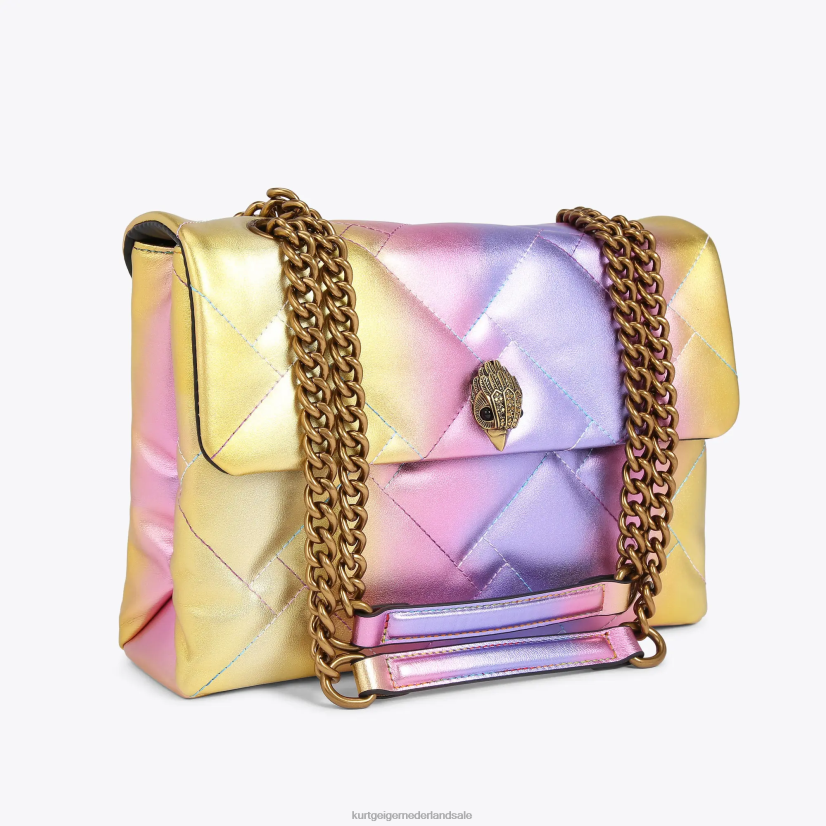 vrouwen Kurt Geiger N206R94 Londen grote kensington zacht roze combinatie | Tassen
