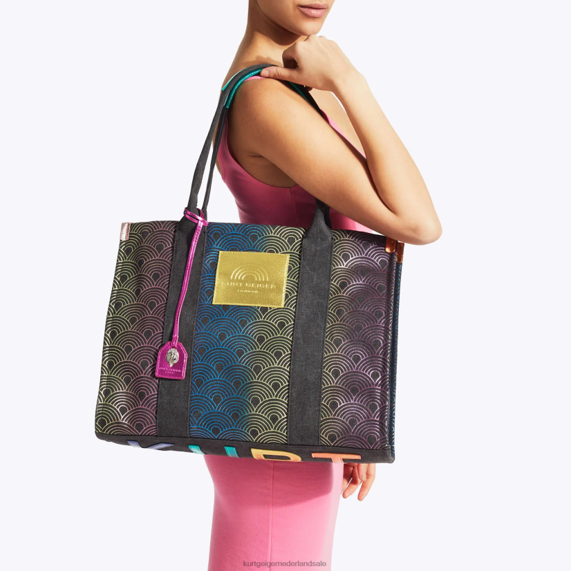 vrouwen Kurt Geiger N206R205 Londen grote Southbank tas zwart anders | Tassen