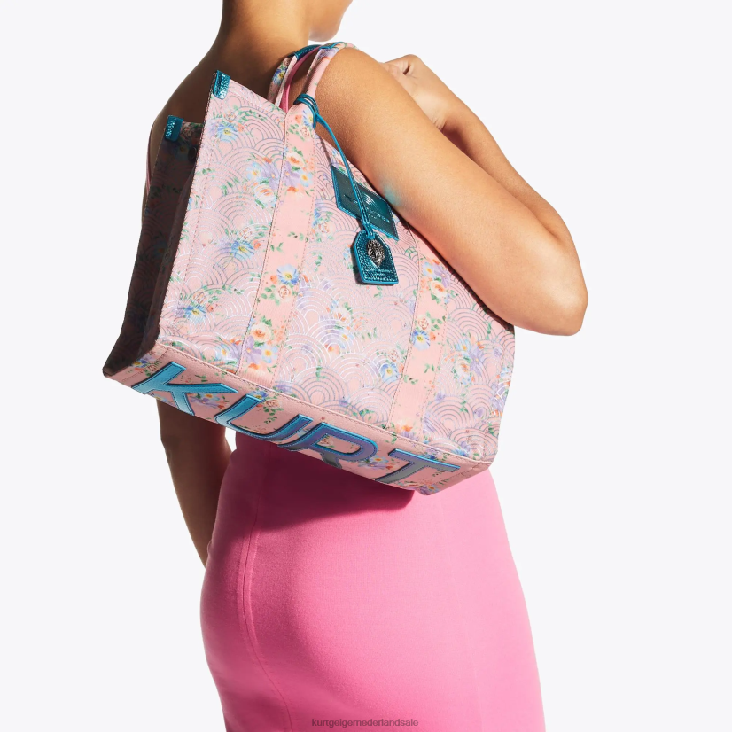 vrouwen Kurt Geiger N206R469 Londen Southbank draagtas roze combinatie | Tassen