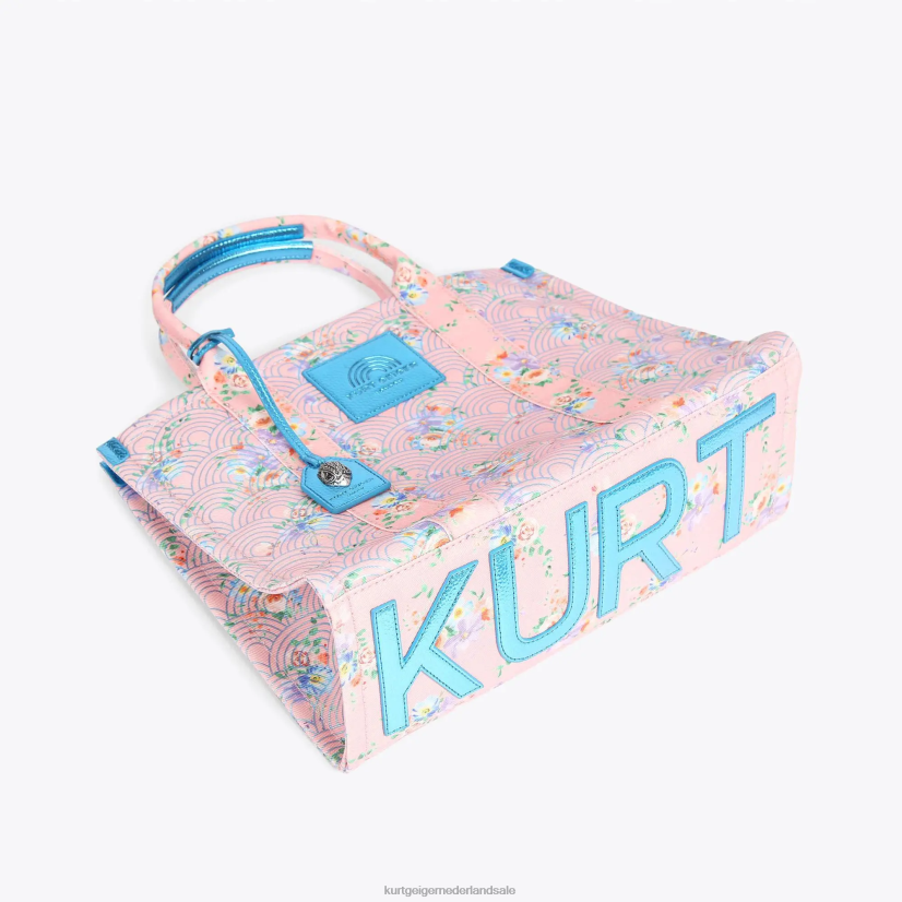 vrouwen Kurt Geiger N206R469 Londen Southbank draagtas roze combinatie | Tassen