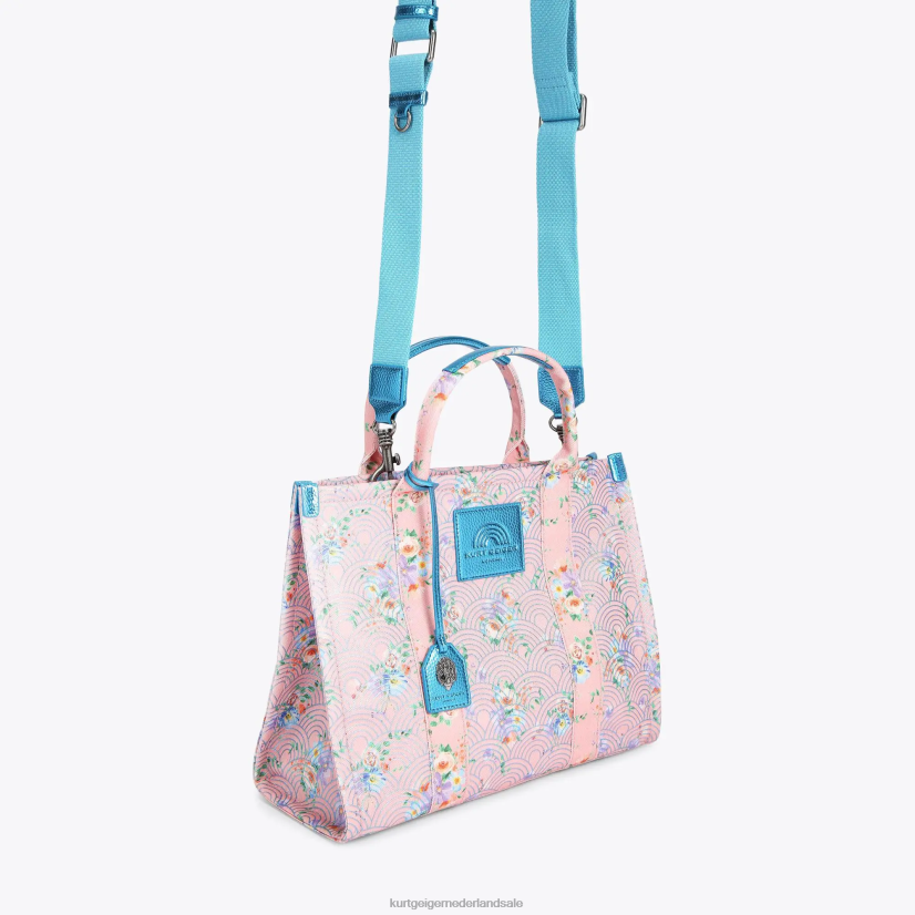 vrouwen Kurt Geiger N206R469 Londen Southbank draagtas roze combinatie | Tassen