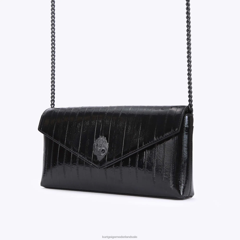 vrouwen Kurt Geiger N206R131 Londen Shoreditch-envelop zwart | Tassen