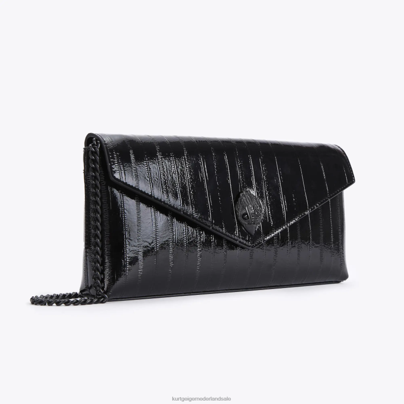 vrouwen Kurt Geiger N206R131 Londen Shoreditch-envelop zwart | Tassen