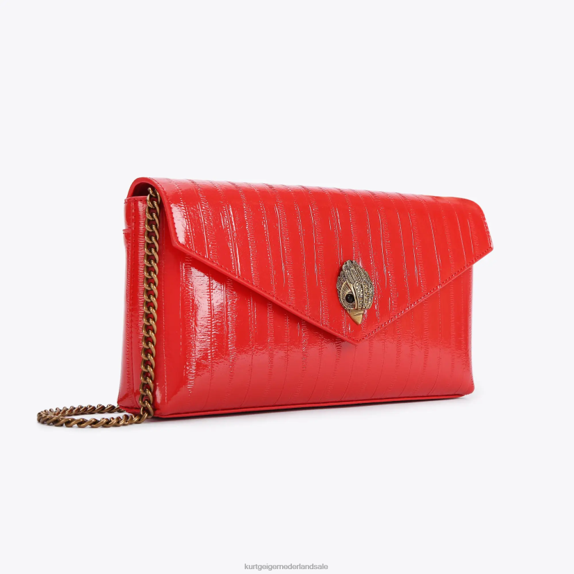 vrouwen Kurt Geiger N206R132 Londen Shoreditch-envelop rode combinatie | Tassen