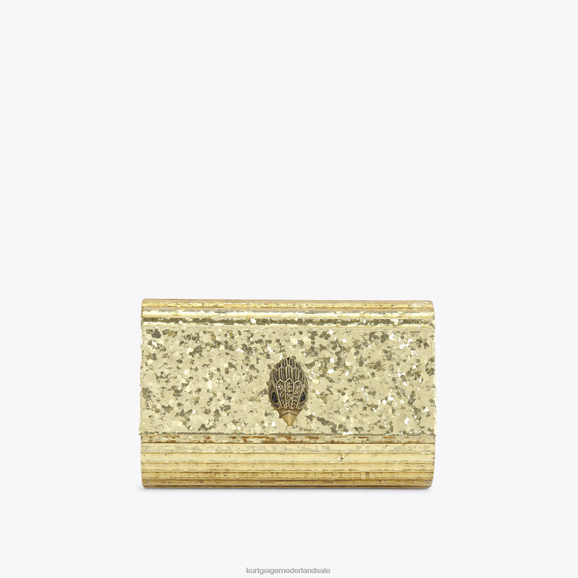 vrouwen Kurt Geiger N206R262 London Party Eagle clutch drench goud | Tassen
