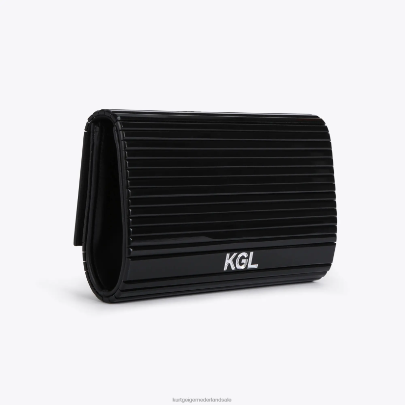 vrouwen Kurt Geiger N206R263 London Party Eagle clutch drench zwart | Tassen