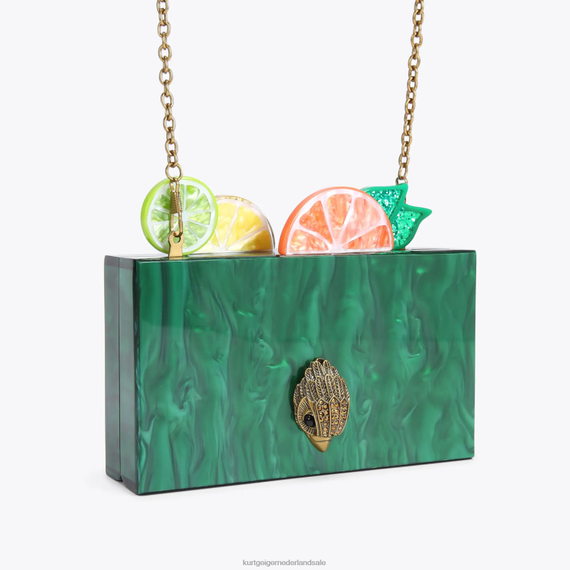 vrouwen Kurt Geiger N206R476 London fruitkist clutch groente | Tassen