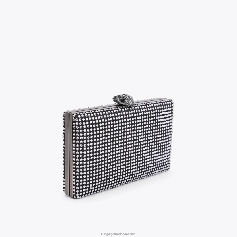 vrouwen Kurt Geiger N206R57 Kensington clutch van Londen kristal zwart anders | Tassen