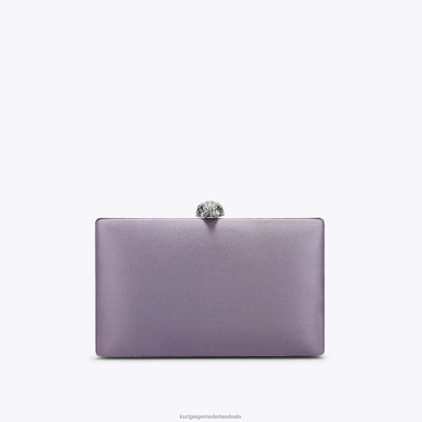 vrouwen Kurt Geiger N206R58 Londen kensington clutch lila | Tassen