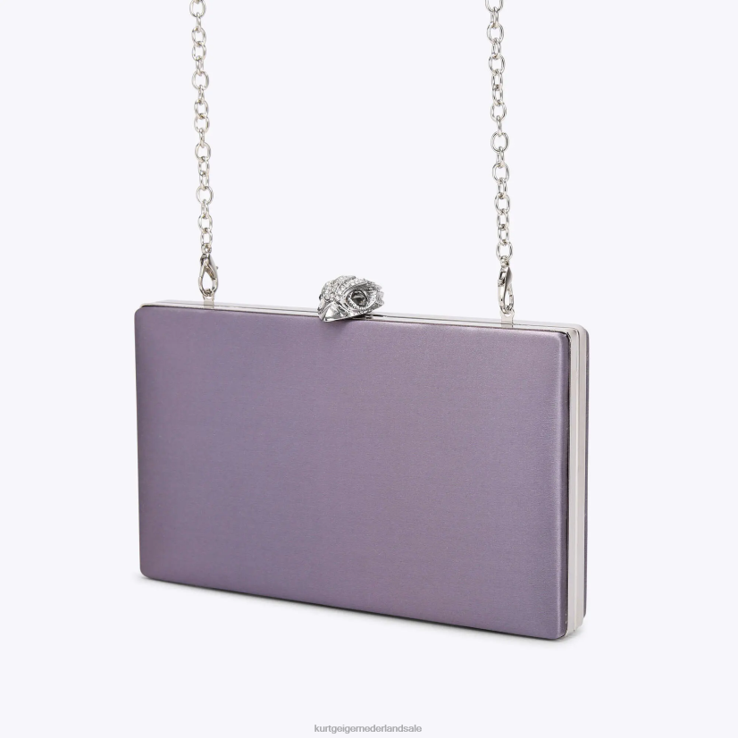 vrouwen Kurt Geiger N206R58 Londen kensington clutch lila | Tassen