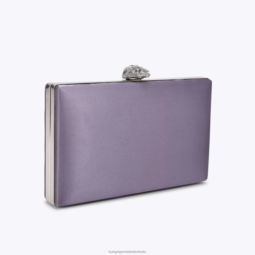 vrouwen Kurt Geiger N206R58 Londen kensington clutch lila | Tassen