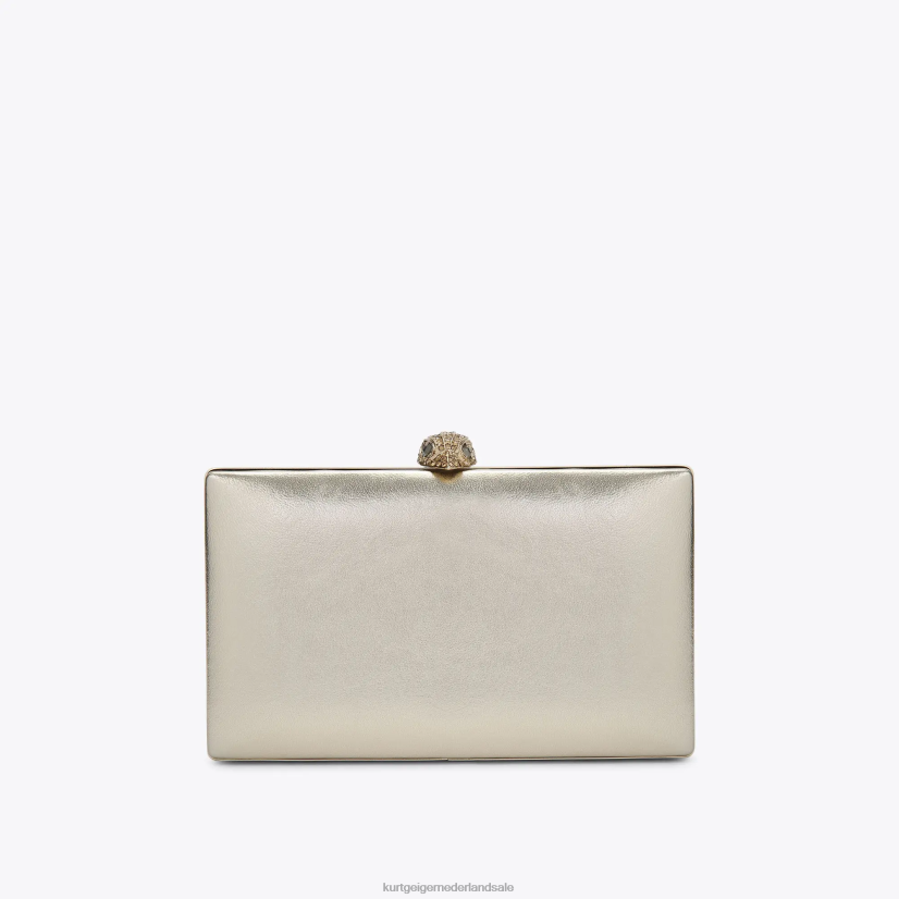 vrouwen Kurt Geiger N206R59 Kensington clutch van Londen kristal goud | Tassen