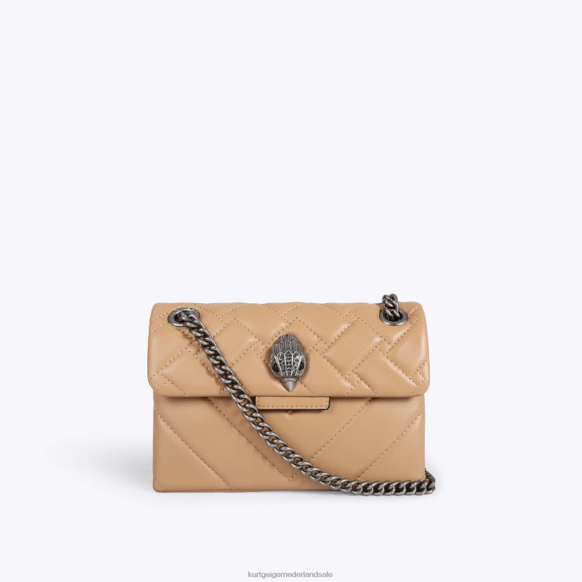 vrouwen Kurt Geiger N206R101 Londen mini Kensington kameel | Tassen