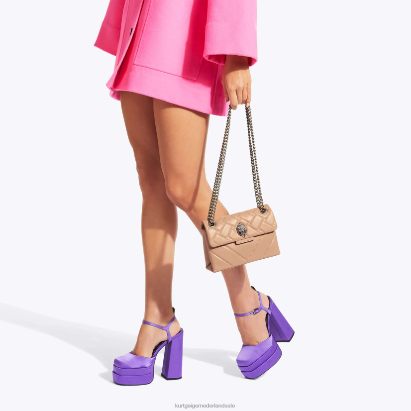 vrouwen Kurt Geiger N206R101 Londen mini Kensington kameel | Tassen
