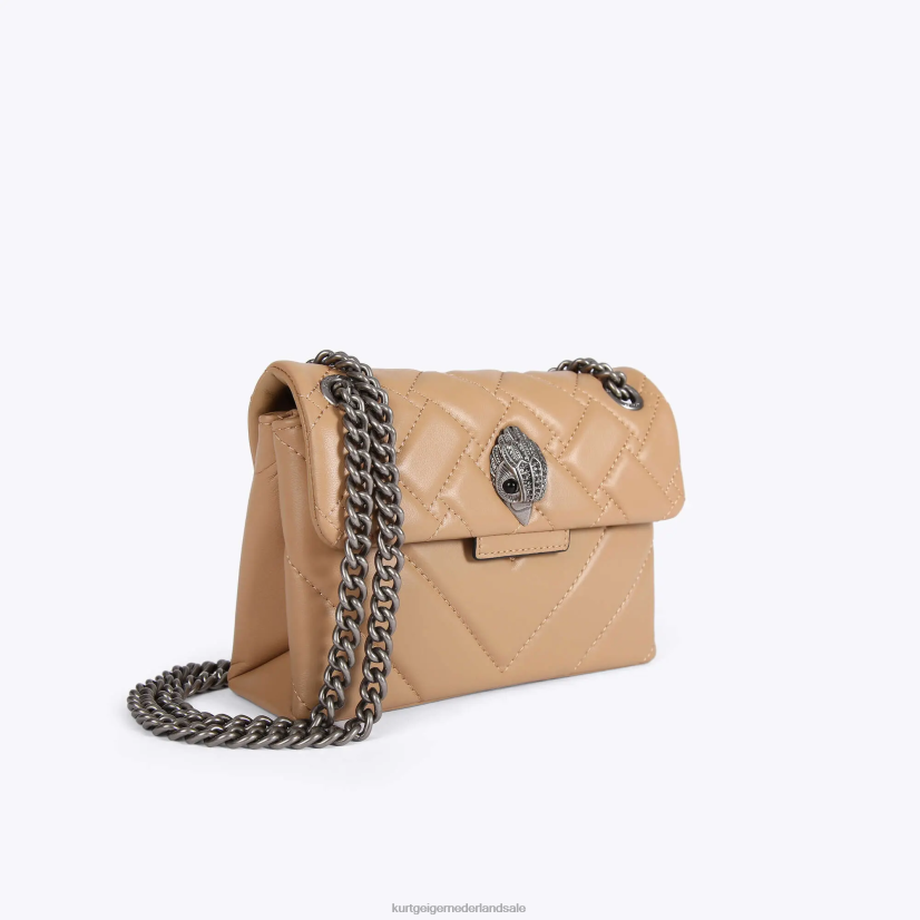 vrouwen Kurt Geiger N206R101 Londen mini Kensington kameel | Tassen