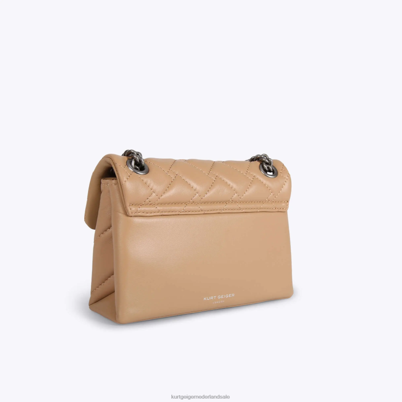 vrouwen Kurt Geiger N206R101 Londen mini Kensington kameel | Tassen