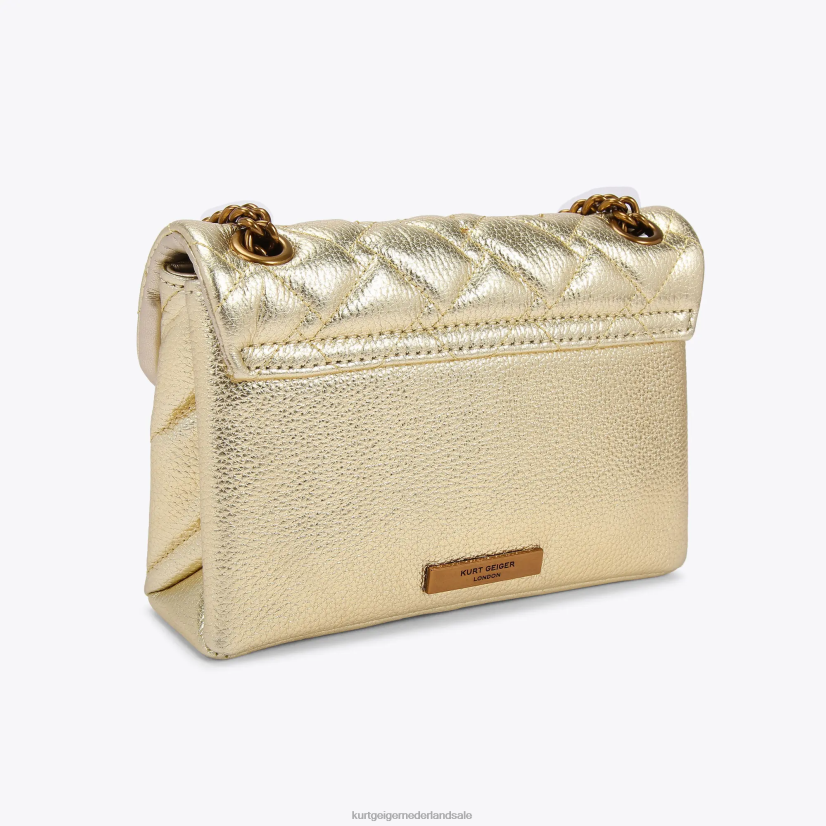 vrouwen Kurt Geiger N206R108 Londen leren mini kensington oog goud | Tassen
