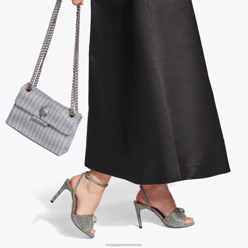 vrouwen Kurt Geiger N206R35 Londen stof mini kensington zilver | Tassen