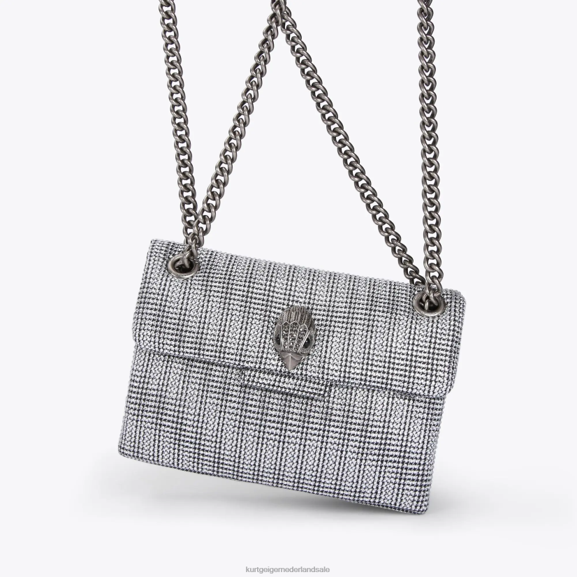 vrouwen Kurt Geiger N206R35 Londen stof mini kensington zilver | Tassen