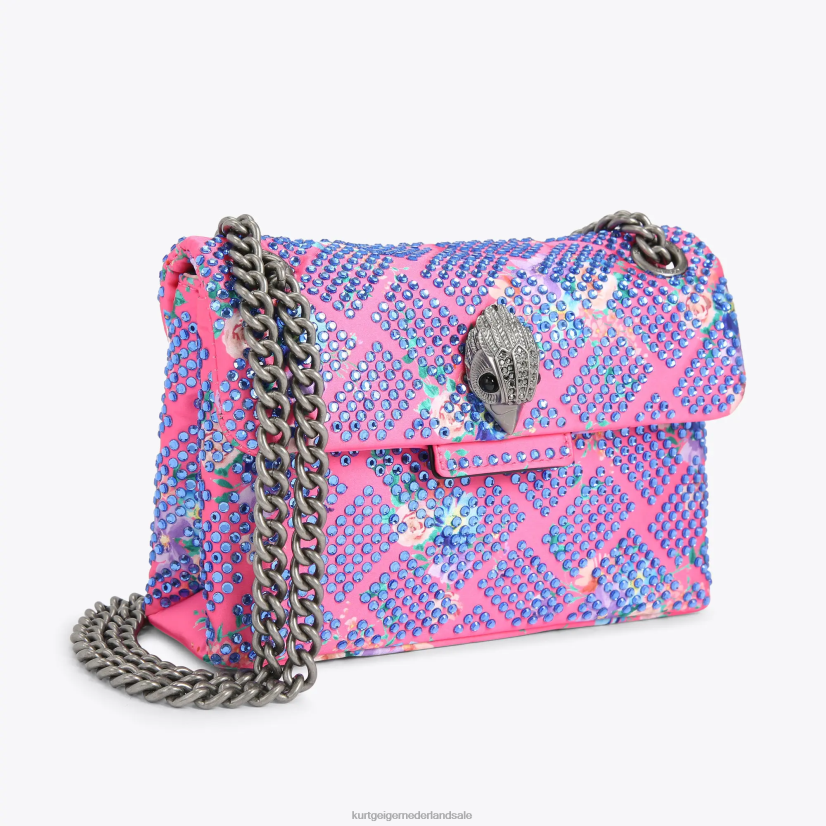 vrouwen Kurt Geiger N206R36 Londen stof mini kensington roze combinatie | Tassen