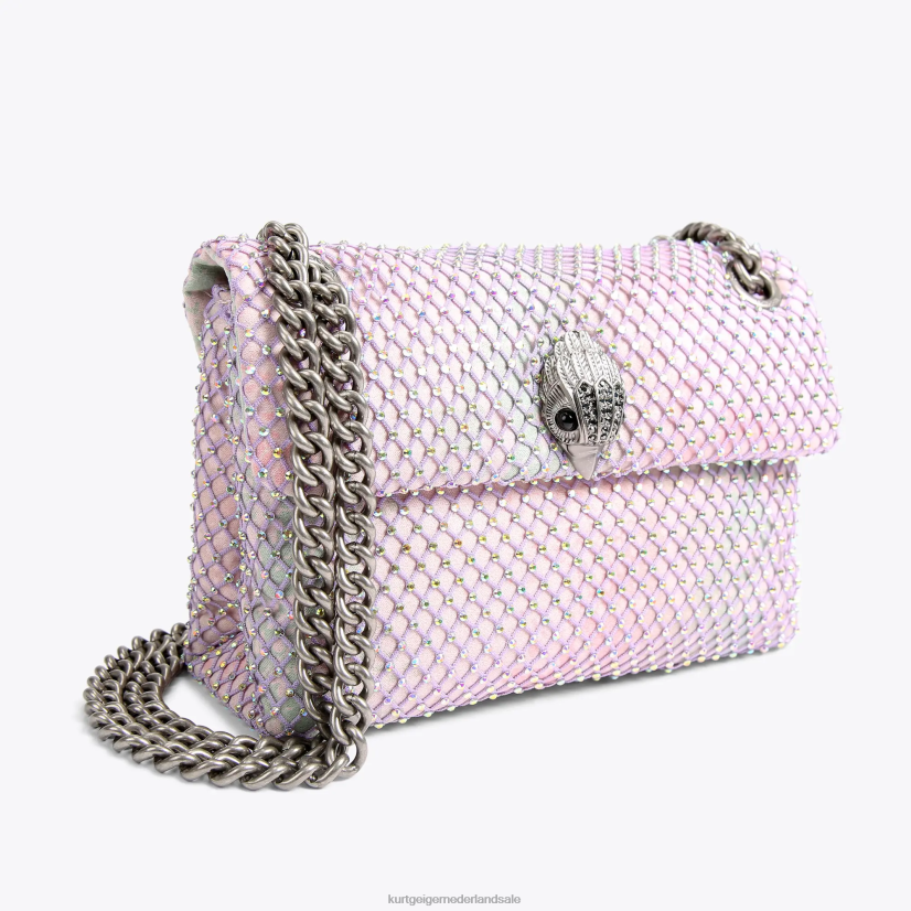 vrouwen Kurt Geiger N206R38 Londen stof mini kensington metalen combinatie | Tassen