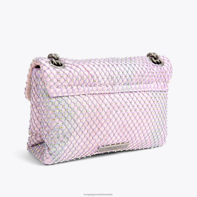 vrouwen Kurt Geiger N206R38 Londen stof mini kensington metalen combinatie | Tassen