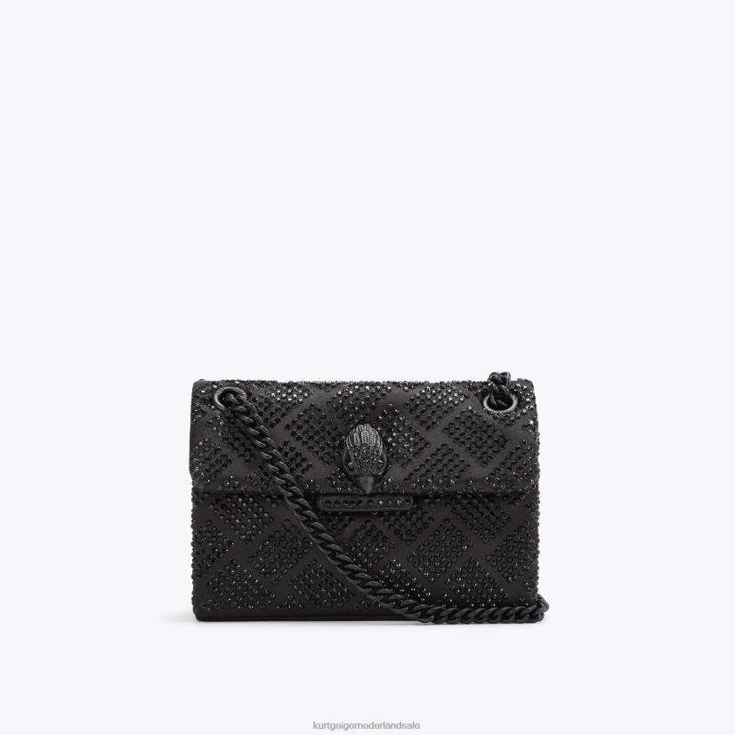 vrouwen Kurt Geiger N206R40 Londen stof mini kensington zwart | Tassen