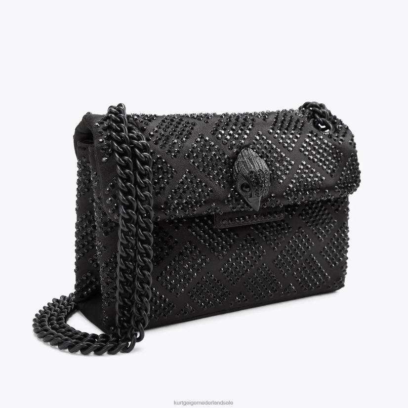 vrouwen Kurt Geiger N206R40 Londen stof mini kensington zwart | Tassen