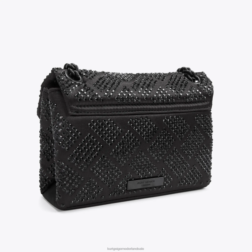 vrouwen Kurt Geiger N206R40 Londen stof mini kensington zwart | Tassen